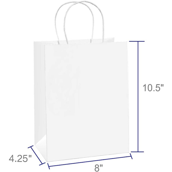 5 stk. Gaveposer i Papir 21*11*27 cm Gaveposer, Gaveposer, Shopping
