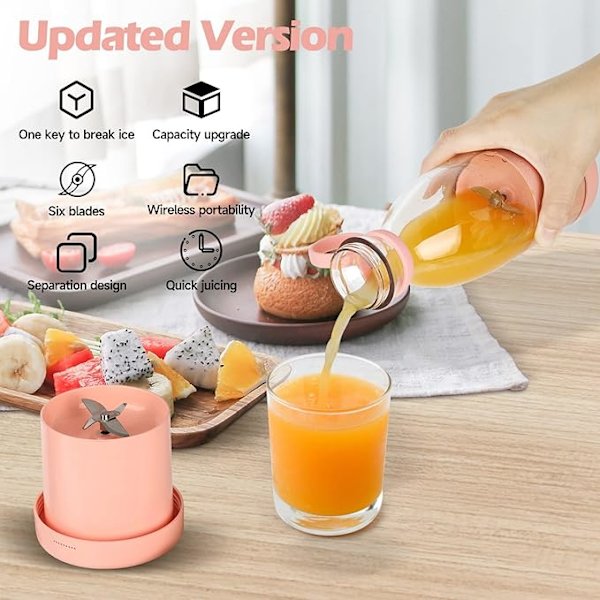 Personlig storlek Blender  Bärbar Blender  Batteridriven USB Blender