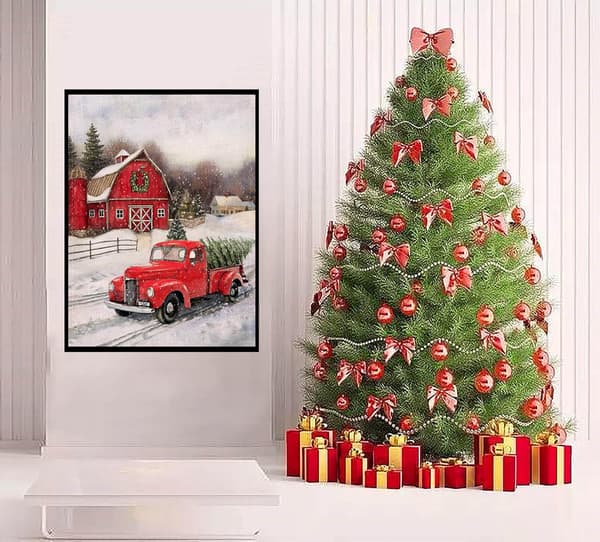 Jule Diamant Maleri Kits, Vinter Diamant Kunst Kit til Voksne