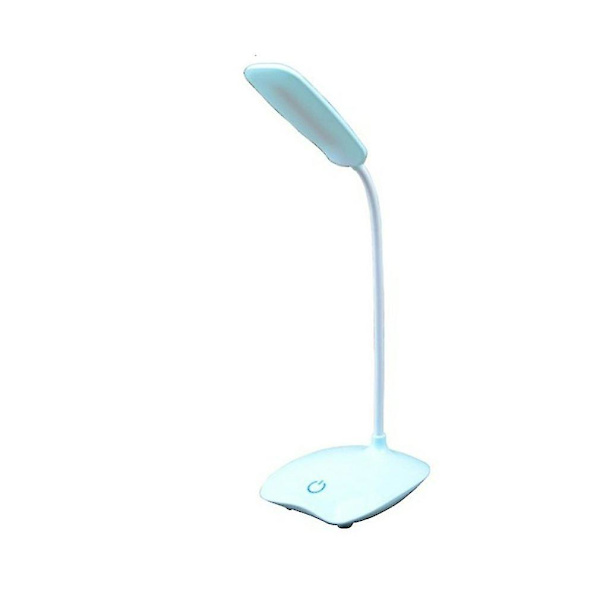 Kontorlys med LED-stativ, oppladbar batteri, bordlampe for barn, bordlampe for studenter, leselampe