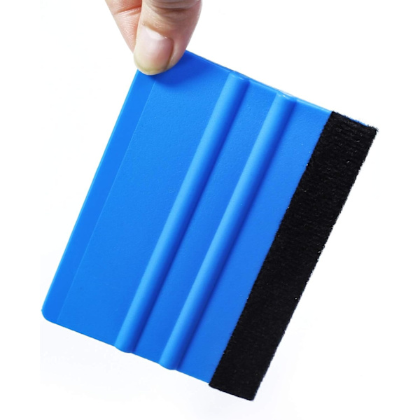 4 st plastfiltkantsskrapa, svart filtkant