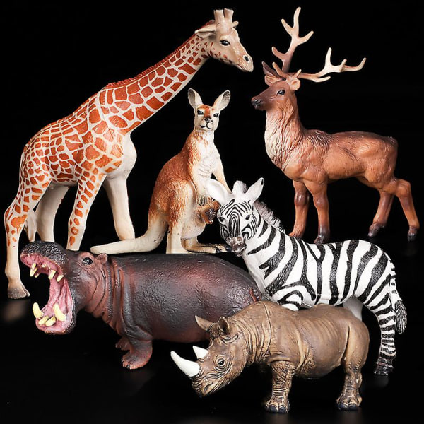 Realistic Looking Safari Animal Figures Plastic Jungle Animal Toys Elk