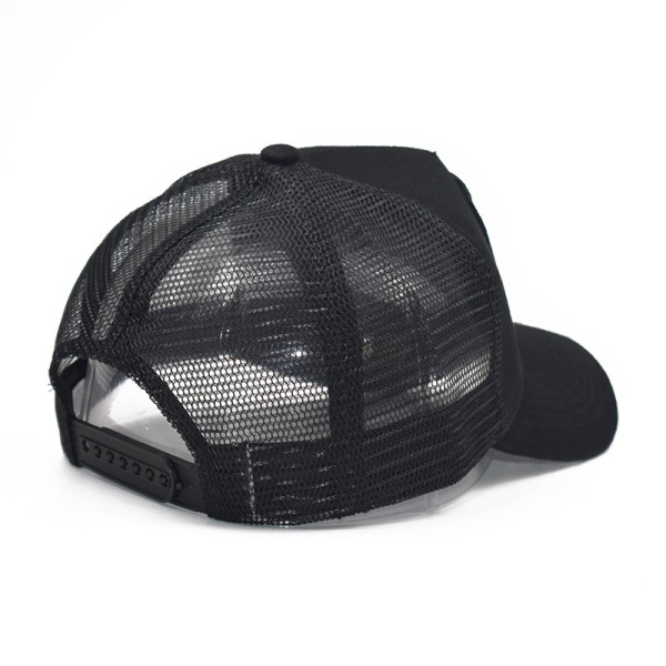 Broderad djur bomullsstickad keps dam baseballkeps herr utomhus sport ankungekeps