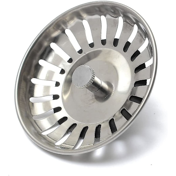 Rustfritt stål kjøkkenvask silplugg 83mm i diameter kurvsil