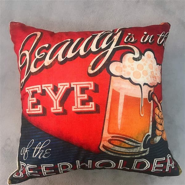 Putetrekk Canvas Puter Dekorative Trekk Til Sofa Sett Av 4, 18x18 Tommer