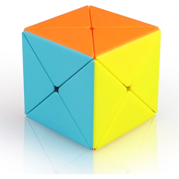 Skewb Magic Cube, QYTOYS Lelut X Nopeus ??Kuutio Tarraamaton Palapeli C