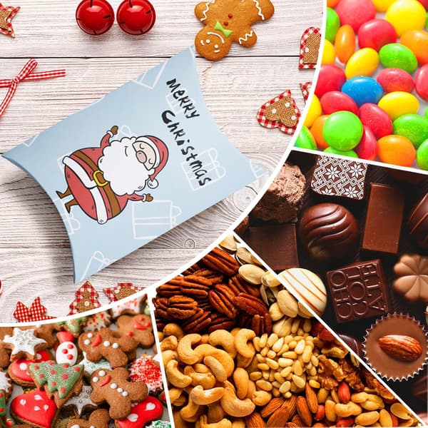 30 stj. Julgodisaskar Kraft Jultomte Presentaskar Tomma Godis