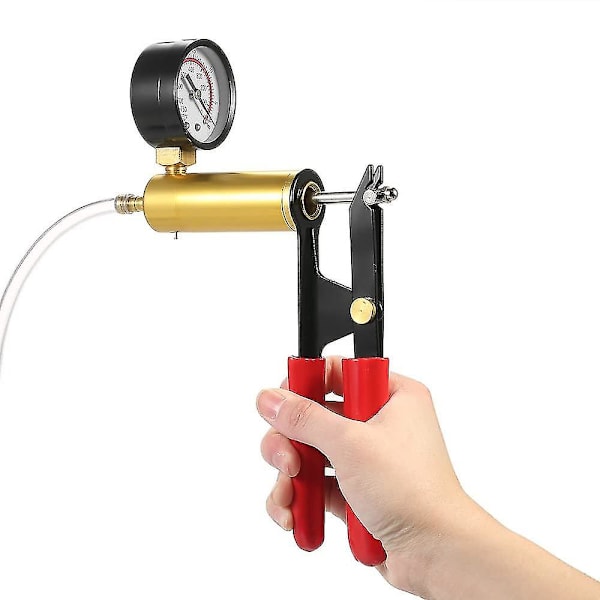 Bromsvätskebleeder, Kit 17pcs 2 i 1 Handpump Vakuumpump & Bromsvätskebleeder