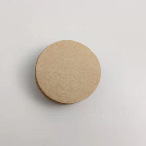 400-pack oblekta kaffefilter, 64 mm runda naturpappersersättningar