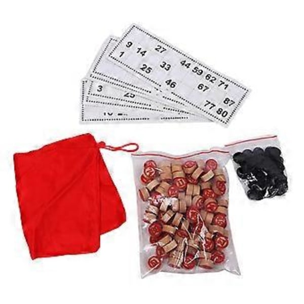 Lotteri Bingo Spel Rysk Lotto Spel Bingo Spelset för Vänner Barn Familj()