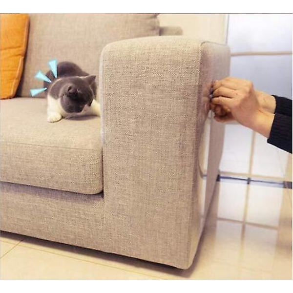 4 st Anti-Cat Scratch Furniture Protector, Soffa Skydd Från Husdjur Katt Scratch Avskräckande Tejp, 30*45cm（LL）