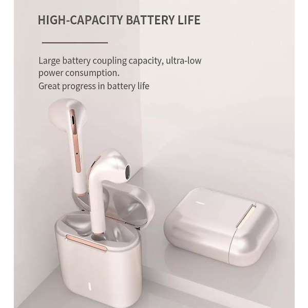 Bluetooth-hovedtelefoner Ohpa J18 In Ear Mikrofon Autonomi 3h Guld