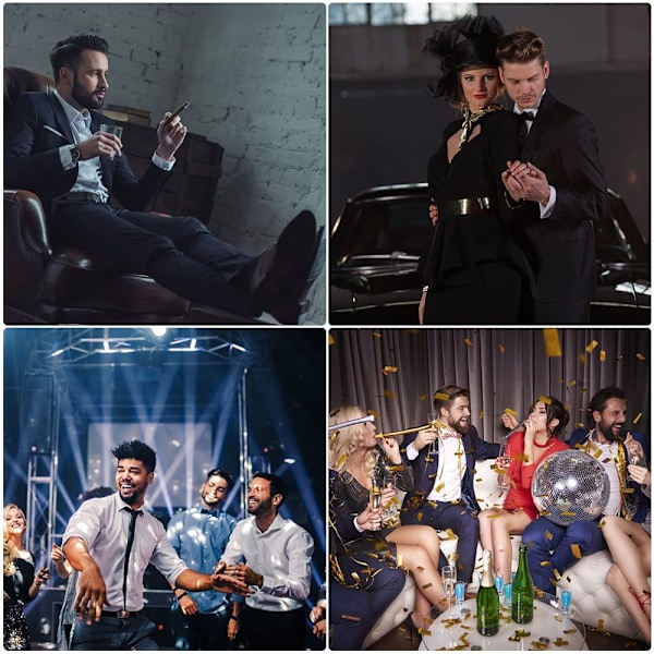 1920-luvun juhla-asu  Miesten asusteet Gatsby Gangster -vaatteet Cospla