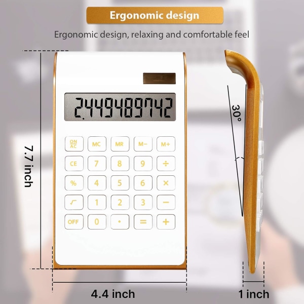 2 stykker hjemmekontor lommeregner Slank lommeregner Sød lommeregner S