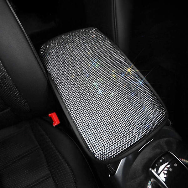 Bling Bling Kristall Bilstödskonsol Pad Universell Bil Armstöd