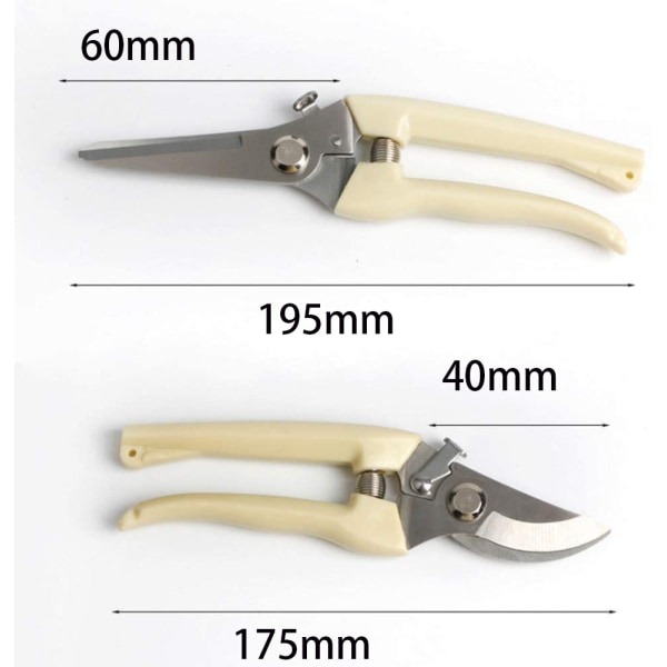 2 st Bonsai Hand Gardening Pruner, Hög precision Garden Prun