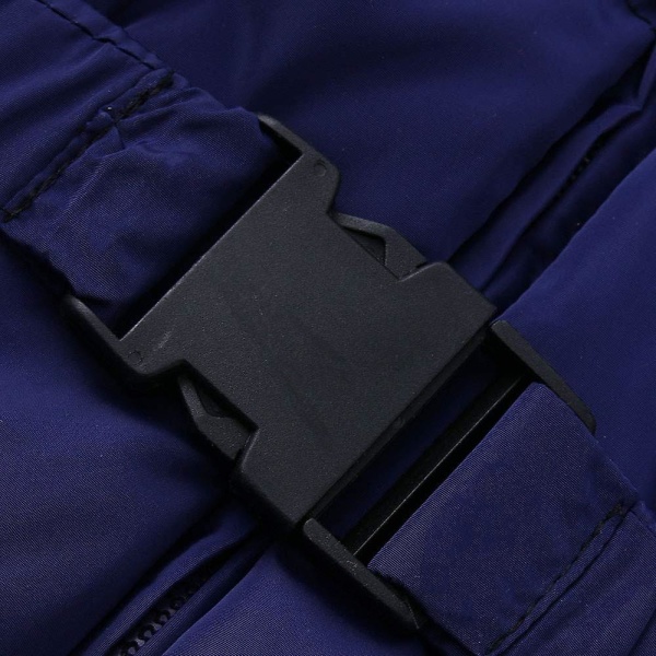 Unisex jumpsuit med huva för baby för 0-24 månader Pojkar Flickor Jumpsuit Romper med pälskrage (80 cm mörkblå)