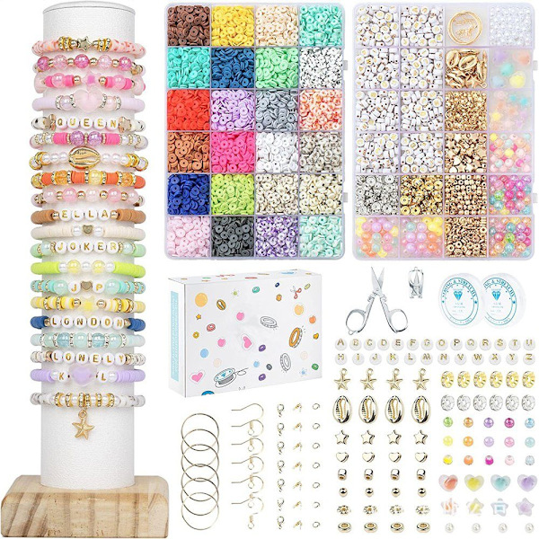 Smyckeset 6 mm 6200 bitars polymer pärlset (1 bit)