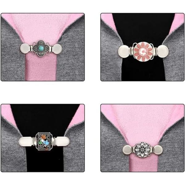 4 st Cardigan Clip Shawl Clips Retro Style Sweater Clips Dres