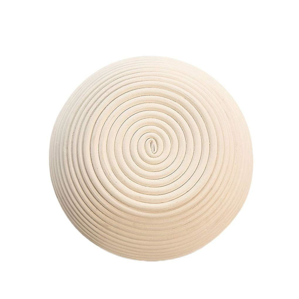 Rund jäst rottingkorg lantbröd boll jäsning jäsningskorg bagarens brödkorg med tygöverdrag 1 st 25 * 8cm