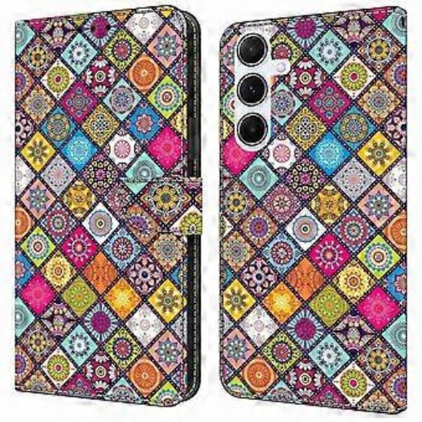 Til Samsung Galaxy A16 5G/A16 4G Etui TPU+PU Læder Flip Telefon Etui Colorful Leather