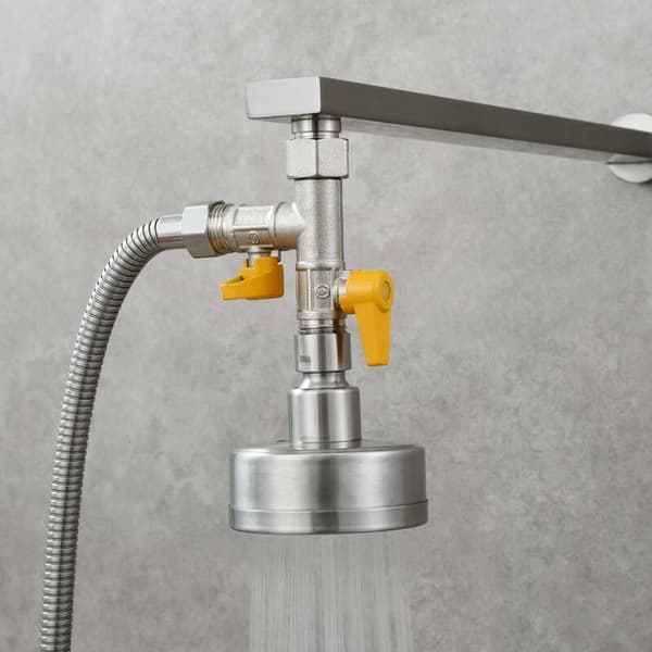 3-vejs ventil 1/2 T-fitting håndbruser og brusehoved bruser