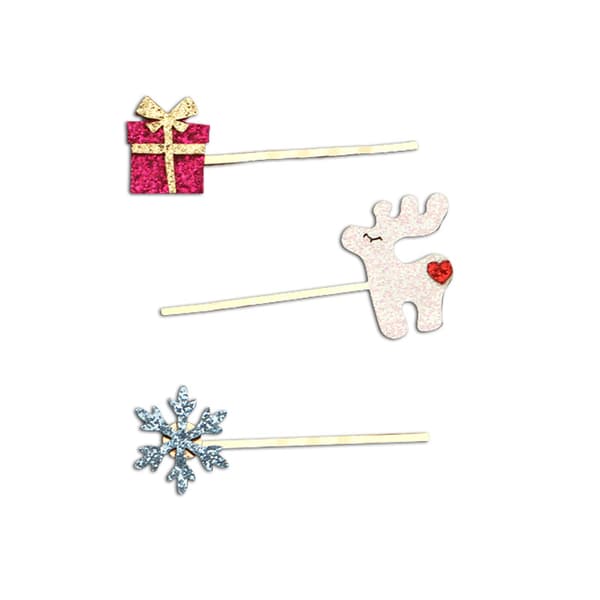 Søt hårklipp, søt julemann hodeplagg, juleord