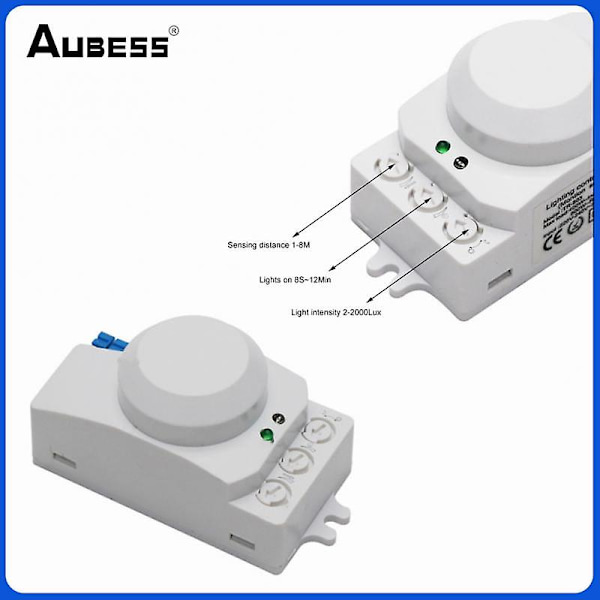 Mikrobølge Sensor Switch 5.8ghz Led Mikrobølge Radar Sensor Lysswitch