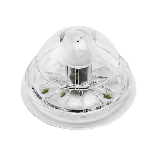 2 stycken snigelfångare för akvarier, snigel fälla, plast snigel fälla, rolig plast klar 8cm snigel fälla akvarium för att fånga