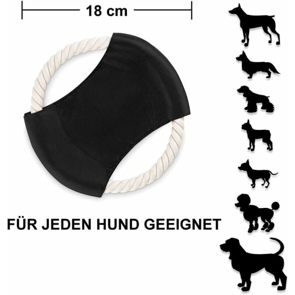 Hundefrisbee - Kasteskive for lek og trening - Perfekt hund