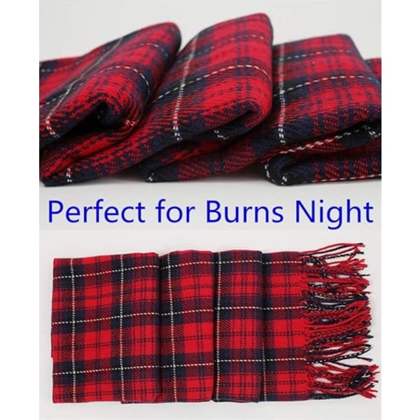 Tartan Plaid Tørklæder til Kvinder, Damer Mode Vinter Varmt