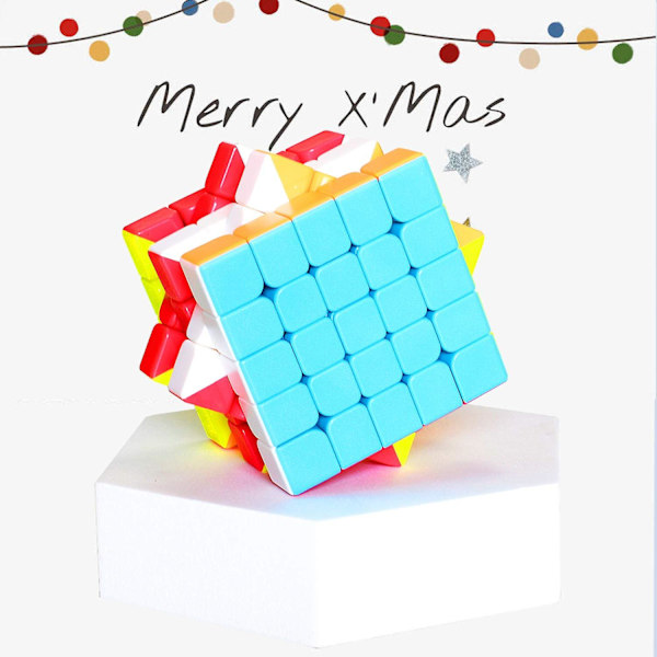 5x5 Speed Cube, Smooth Magic Cube 5x5x5, Profesjonell Puslespillkube, Hjernetrimleker for Barn og Voksne