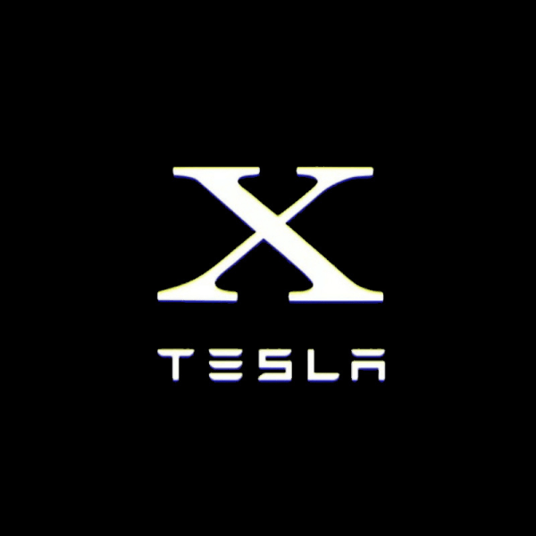 2 st Passar för Tesla Välkomstljus Dedikerad för TESLA MODEL3 X Mod