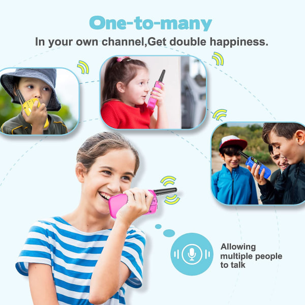 Leksaker för 3-10 år gamla pojkar, Walkie Talkies 4 5 6 7 8 år gamla pojkar presenter pojkar flickor leksaker ålder 3-10 Walkie Talkie barn lång räckvidd