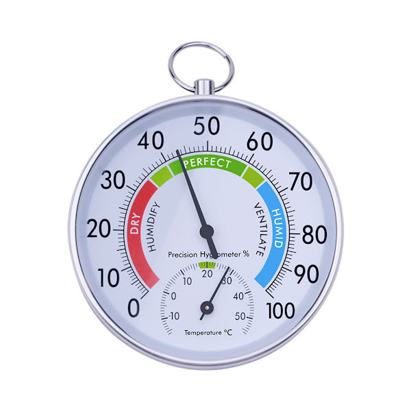 Hygrometer/termometer, høj præcision vægmonteret digital termo