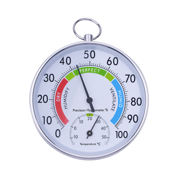 Hygrometer/termometer, høy presisjon veggmontert digital termometer