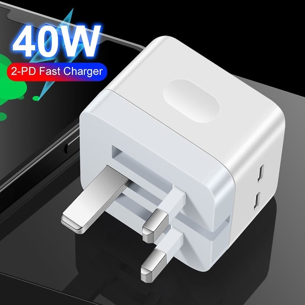 Type C -portin USB C -laturi Type C -portin pikalataus kaksois Type-c -lataus