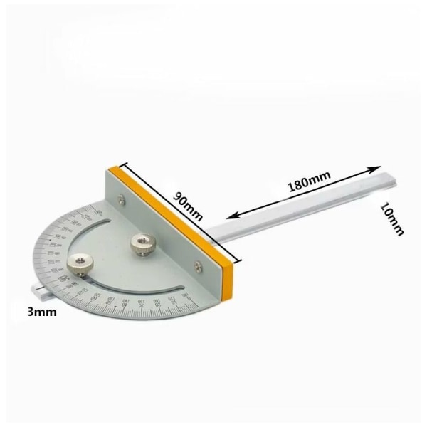 Mini Universal Circular Table Angle Saw Ruler Durable DIY Woodwor