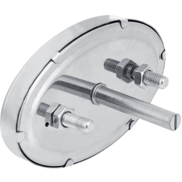 Grilltermometer i rustfritt stål, oval Bimetallic thermo