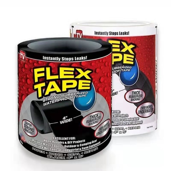 Butyl vandtæt tape lækagesikker langvarig vandtæt gummikit Butyl tape bådforsegling, glas og gummi（20cm）