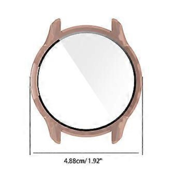 Skyddande skal i ett stycke med härdat glas, reptåligt skydd, ersättningsskal för GarminForerunner 955 Svart