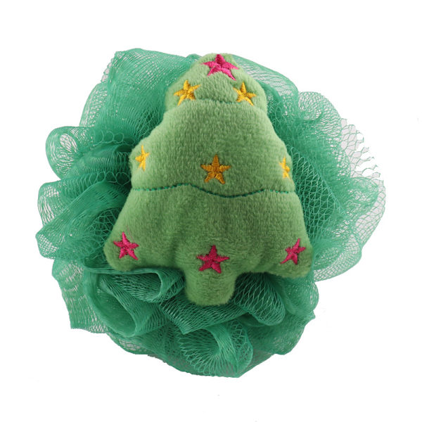 3 st Julserie Duschboll Söt Duschboll Badblomma Färgglad Julklapp Bad Bad Torka Bad