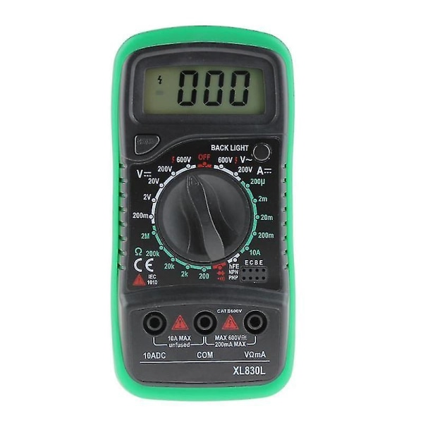 Ac Dc Digital Multimeter Voltmeter Ammeter Ohm Volt Tester Lcd Test Current Meter Overload Protection Multimeter