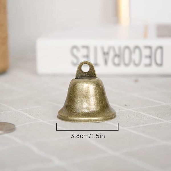 20 stk. Metal Bells Bells Vintage Juleklokke til dekoration