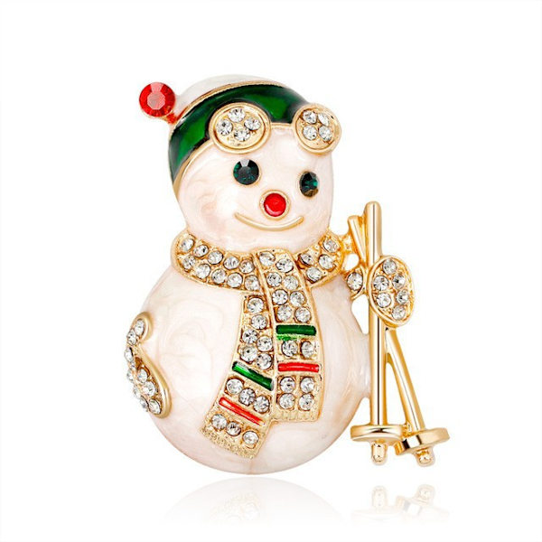 1 st jultomtebrosch, present till kvinnor, färgglad DIY-hantverk
