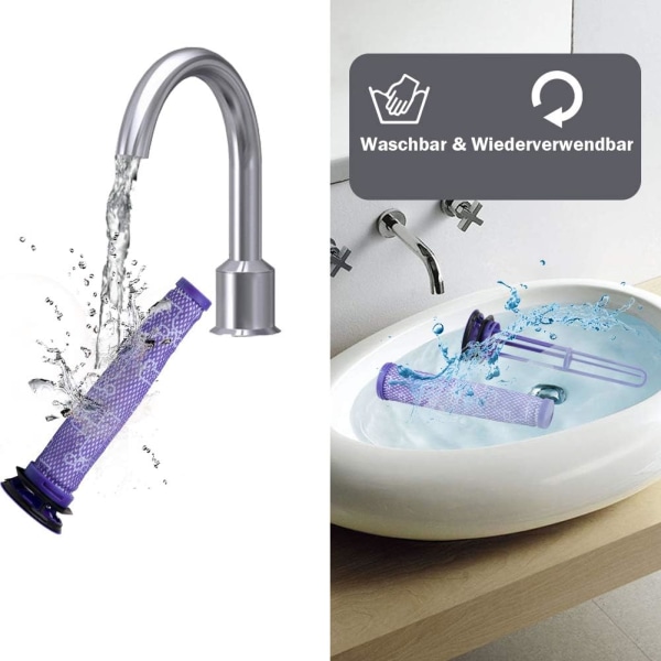 Suodatin Dysonille, Vaihda suodattimet Dyson DC58 DC59 DC61 DC62 DC