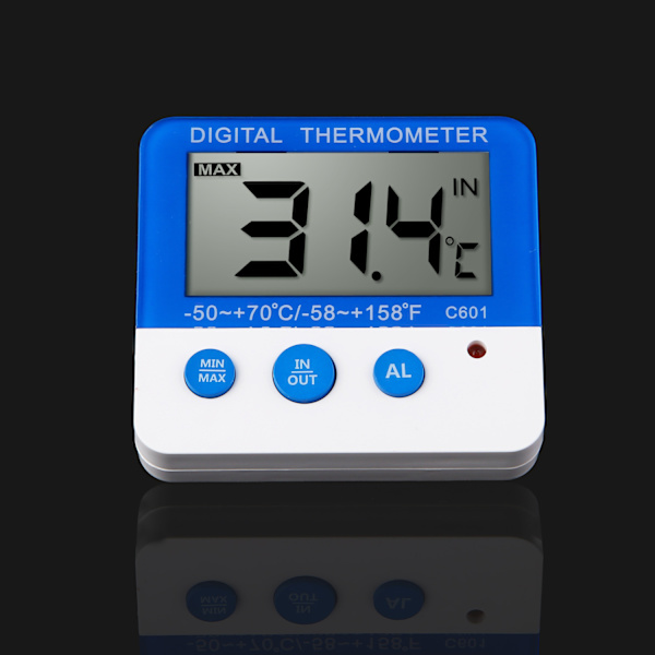 Årets Mini Innendørs LCD ABS Alarm Termometer