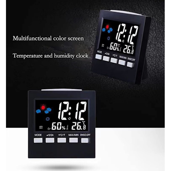 Termometer og hygrometer, indendørs og udendørs hygrometer termometer