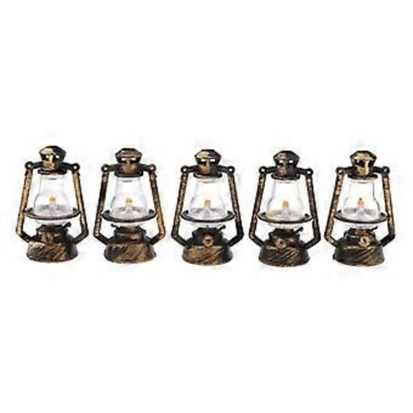 1/12 Dukkehus Miniatyr Lampe Bordlampe For Eventyrhagedekor()