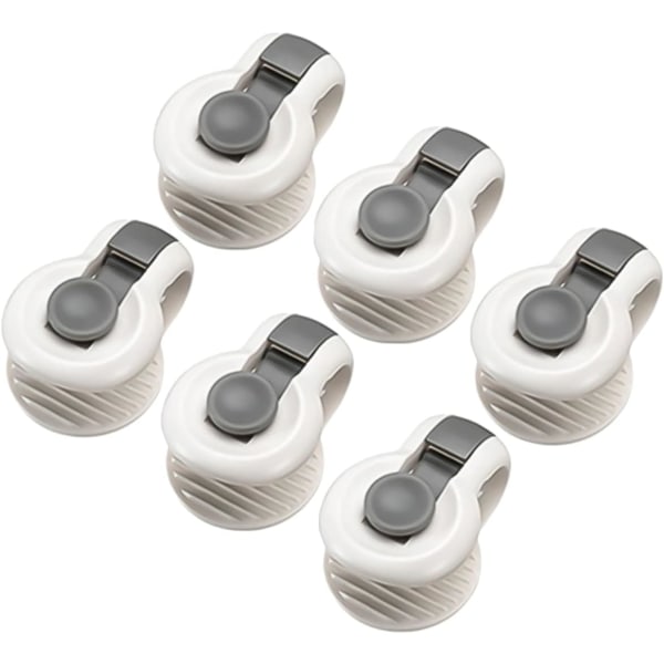 6 stk. grå mini madras mini vugge lagen dyne clips madras